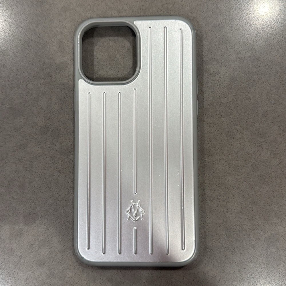 RIMOWA Silver Case for iPhone 13 Pro Max